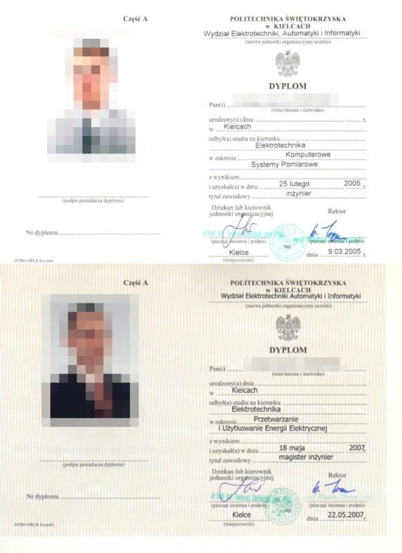 Dyplom inżyniera