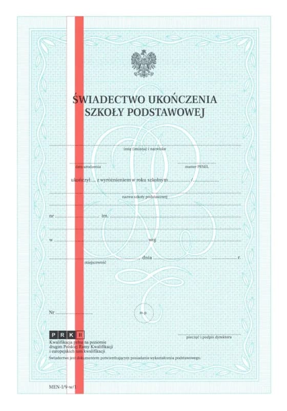 Świadectwo szkolne
